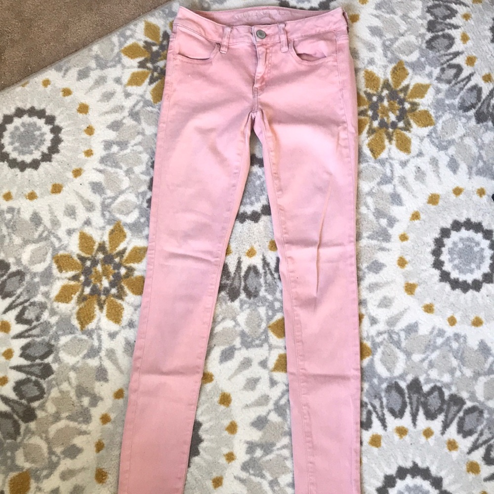 Pink American Eagle Jeggings